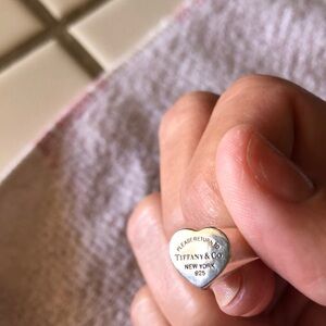Tiffany & Co. Silver Heart Ring